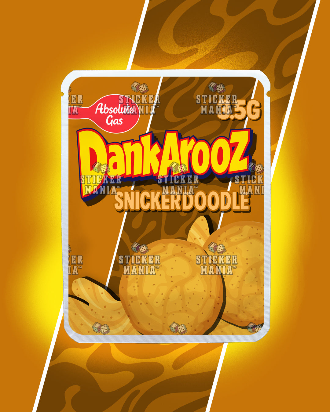 Dankarooz 2.0 Snickerdoodle | Pre-Made Sticker Bag | 3.5g