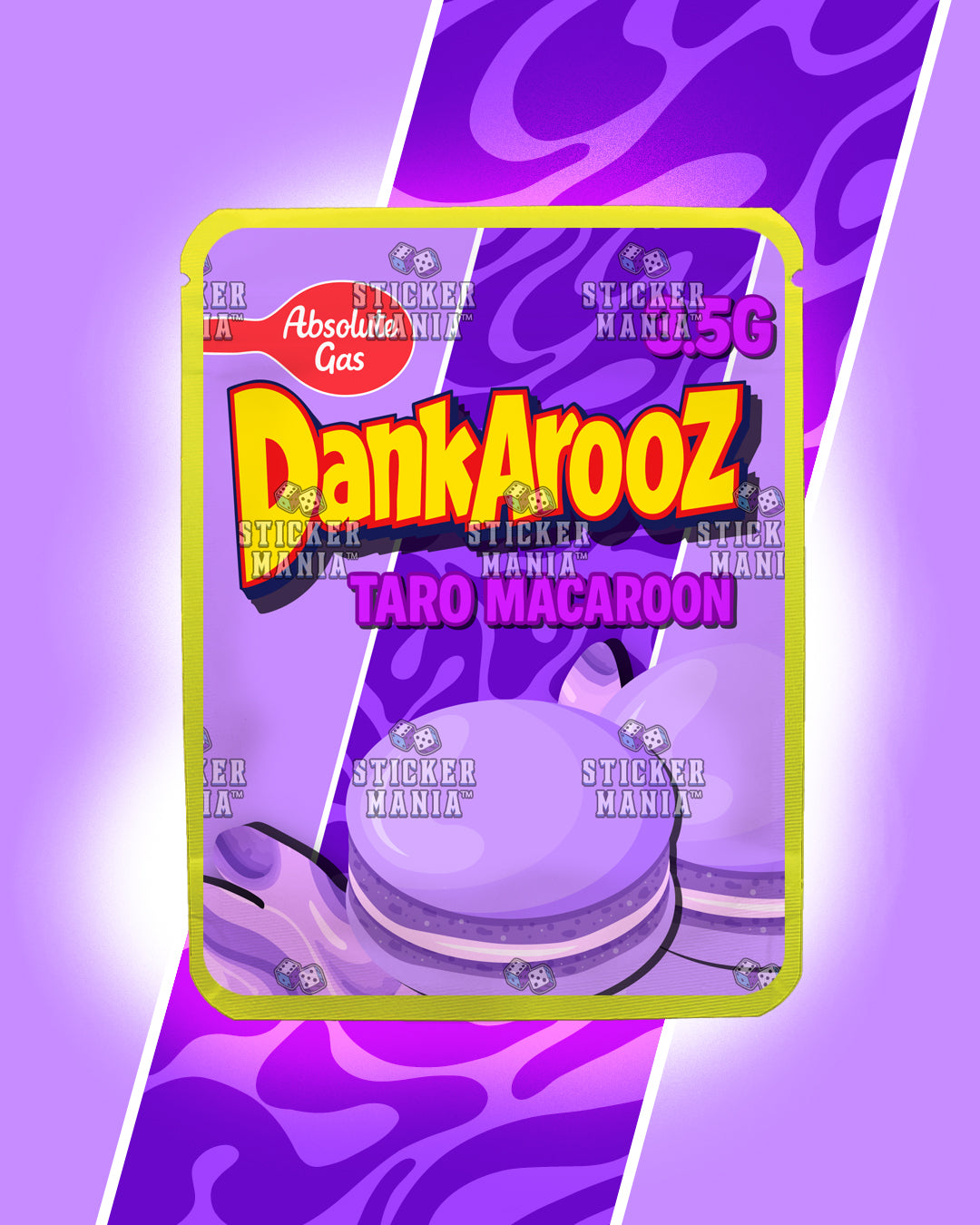 Dankarooz 2.0 Taro Macaroon | Pre-Made Sticker Bag | 3.5g