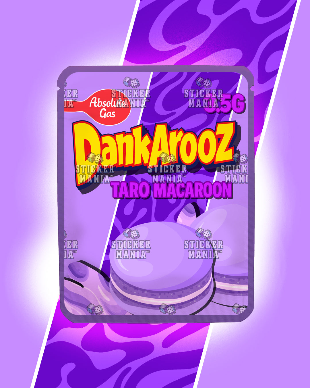 Dankarooz 2.0 Taro Macaroon | Pre-Made Sticker Bag | 3.5g