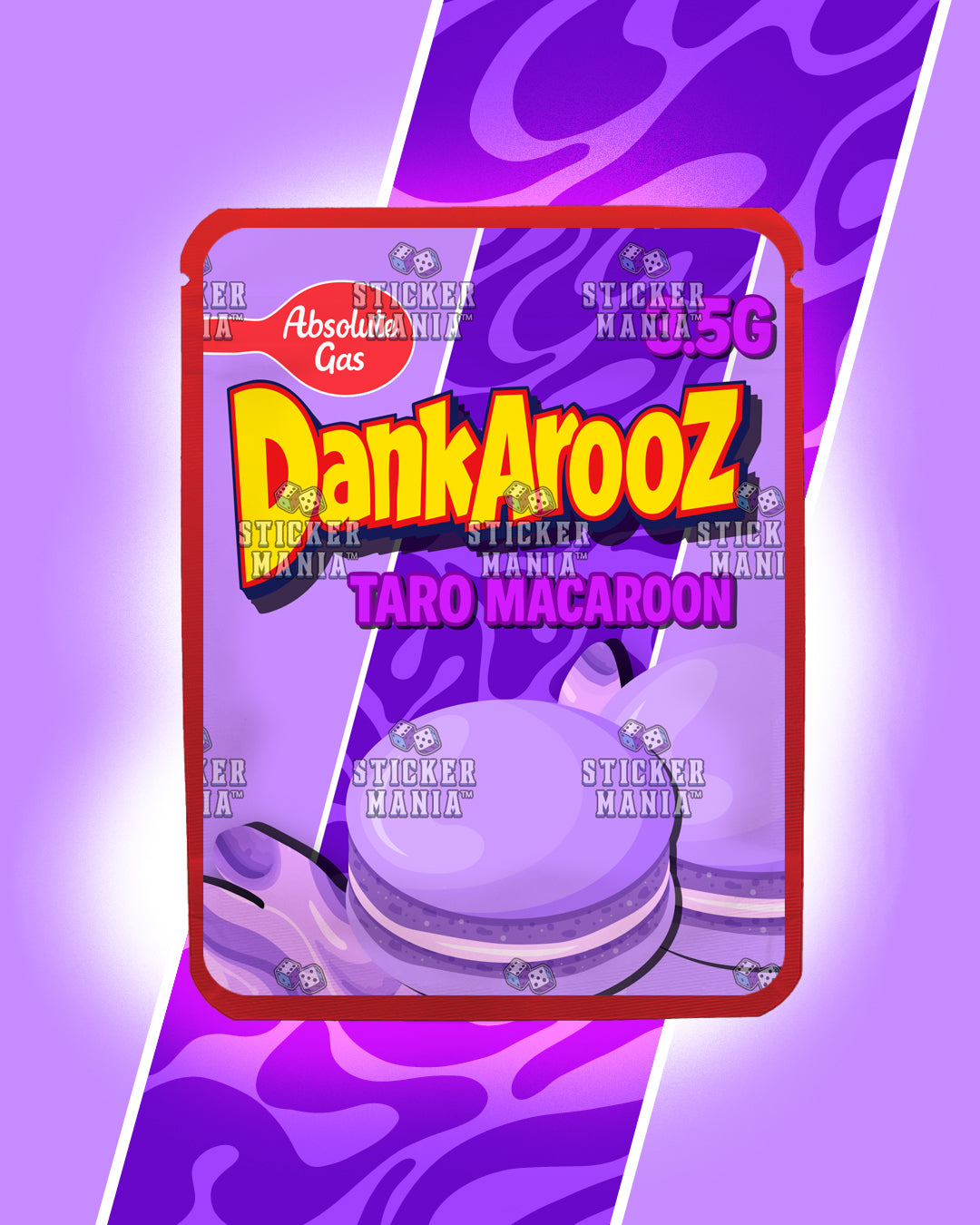 Dankarooz 2.0 Taro Macaroon | Pre-Made Sticker Bag | 3.5g