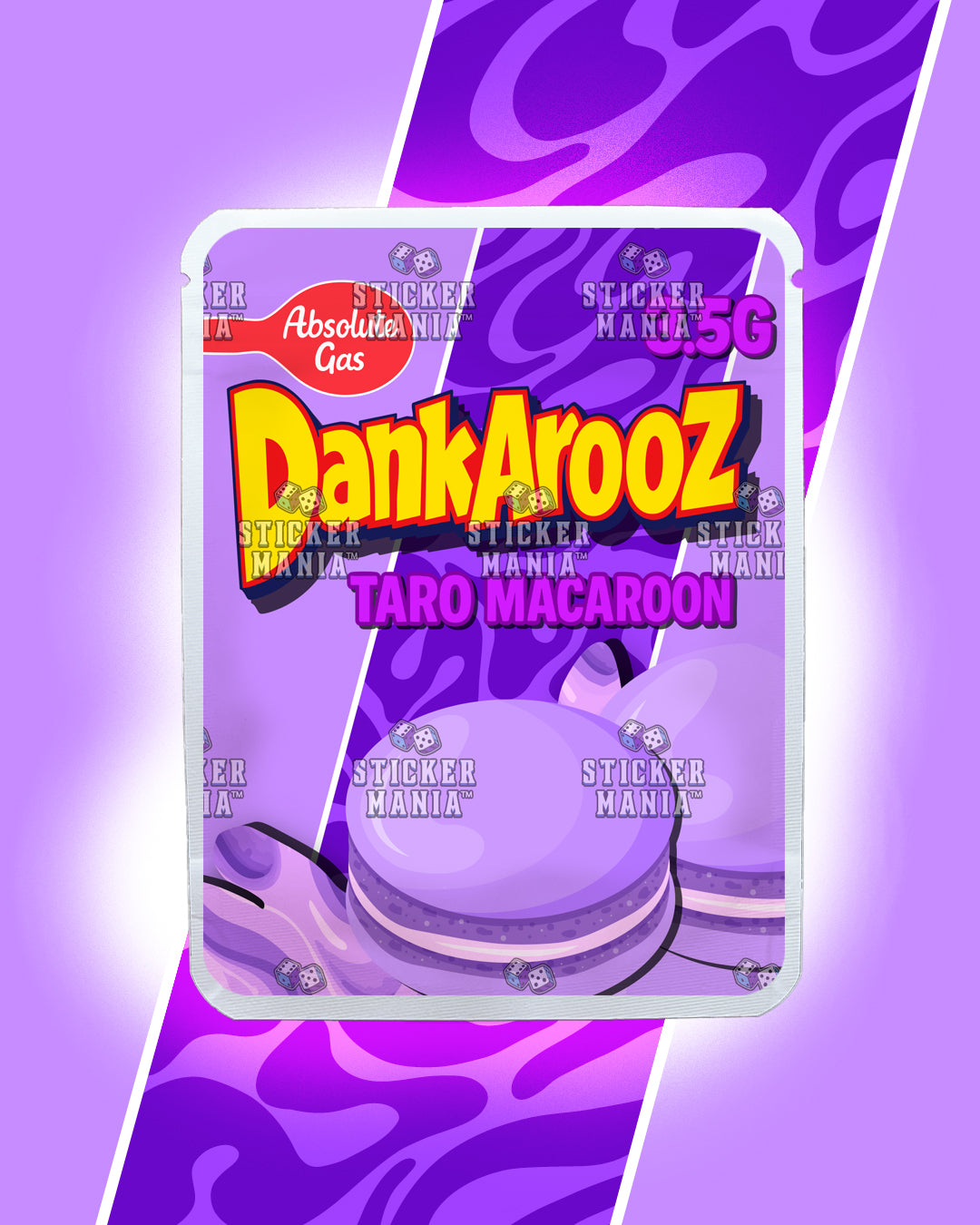 Dankarooz 2.0 Taro Macaroon | Pre-Made Sticker Bag | 3.5g
