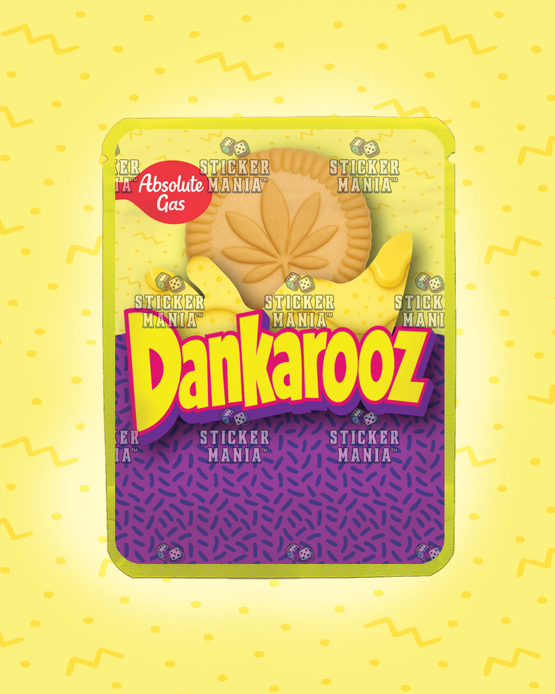 Dankarooz Banana Pudding | Pre-Made Sticker Bag | 3.5g