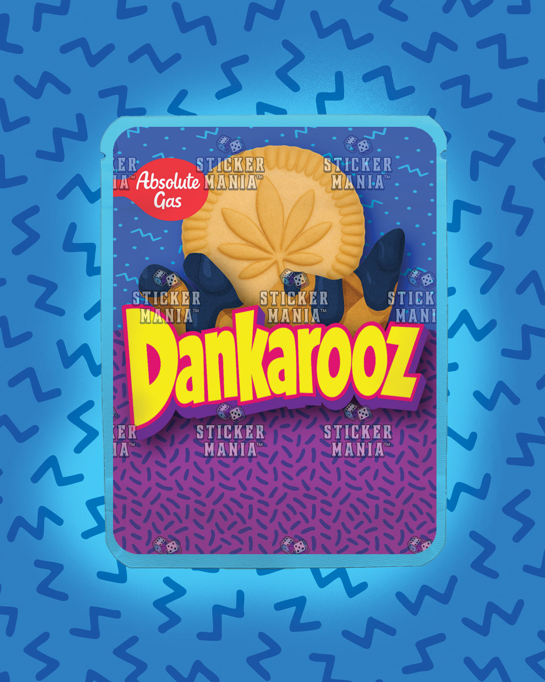 Dankarooz Blueberry Pie | Pre-Made Sticker Bag | 3.5g