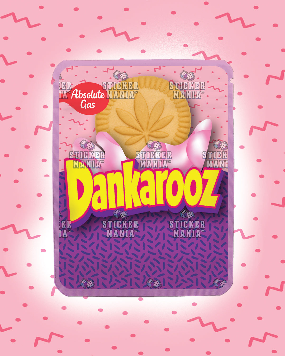 Dankarooz Bubble Gum | Pre-Made Sticker Bag | 3.5g