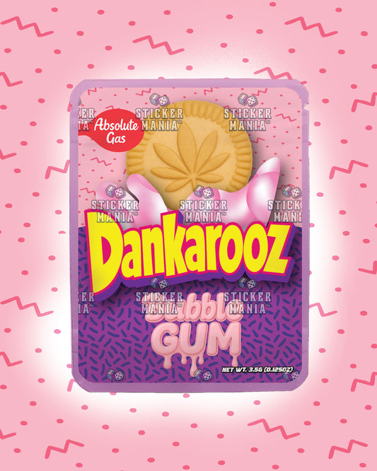 Dankarooz Bubble Gum | Pre-Made Sticker Bag | 3.5g