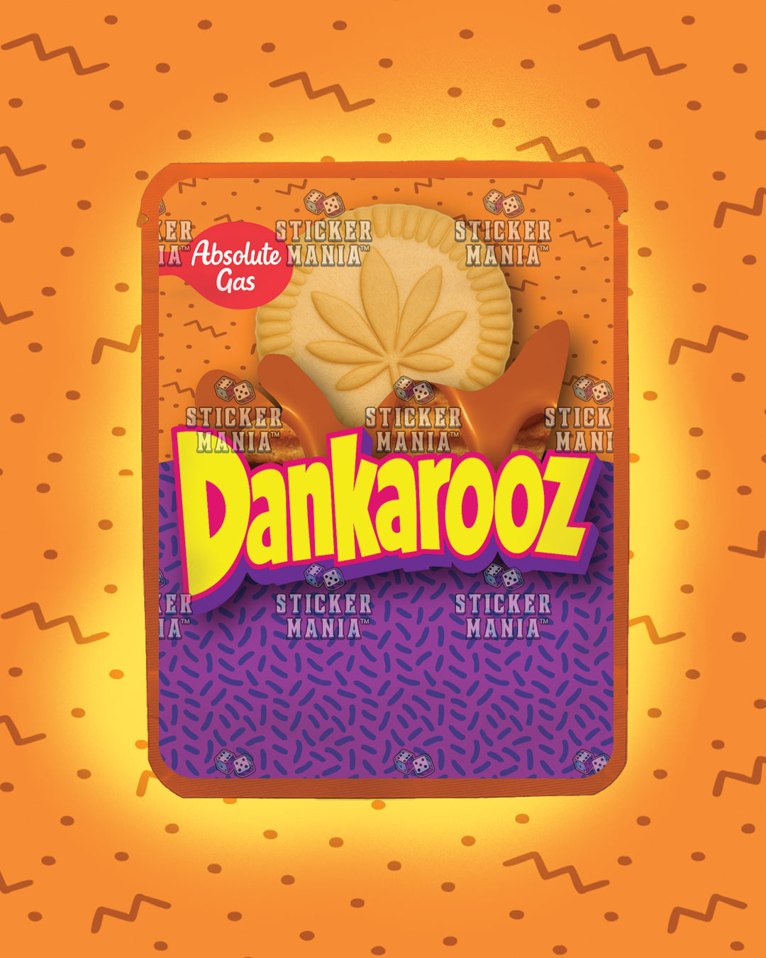 Dankarooz Caramel Churros | Pre-Made Sticker Bag | 3.5g