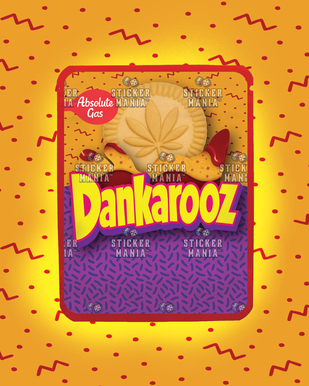 Dankarooz Cherry Tart | Pre-Made Sticker Bag | 3.5g