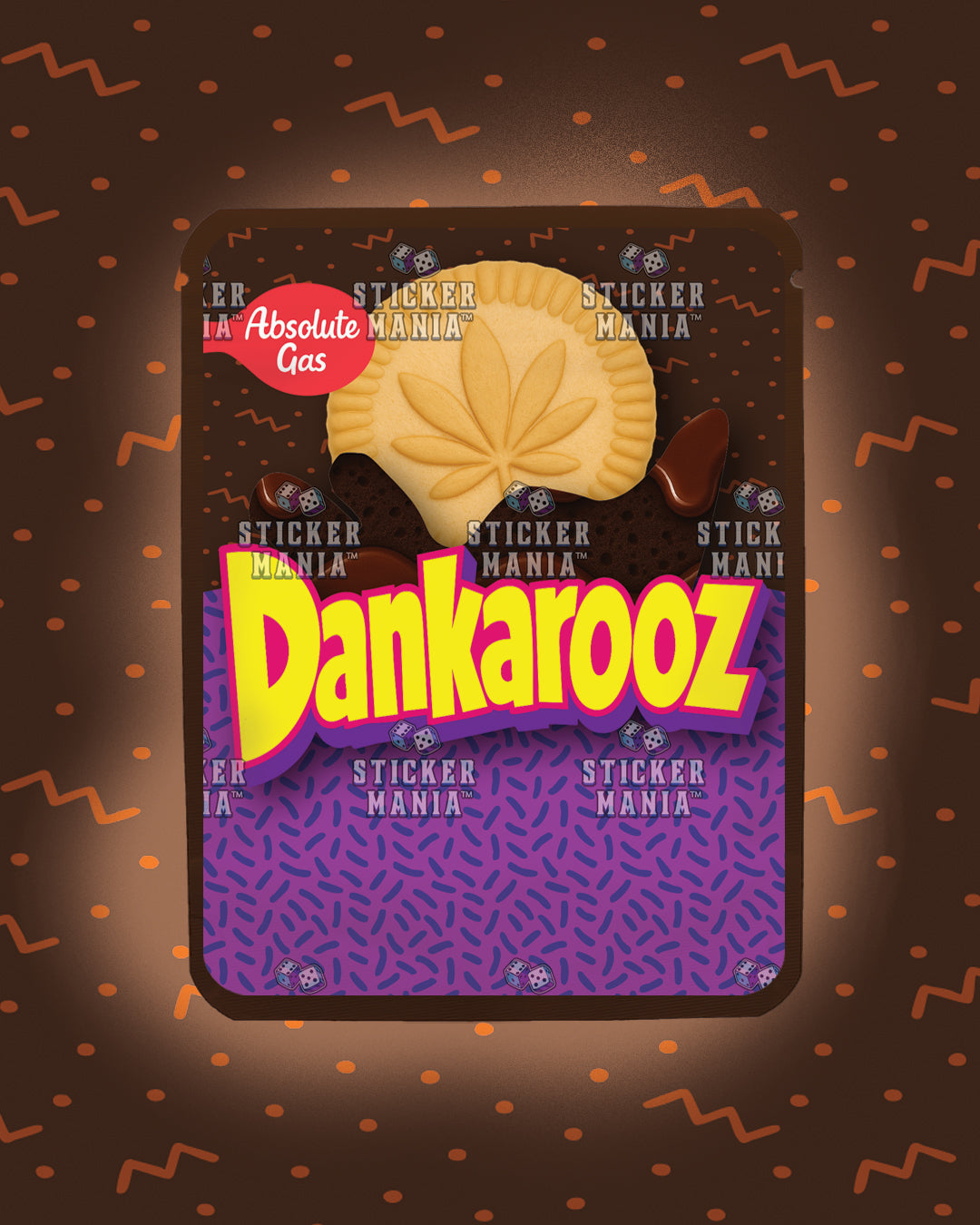Dankarooz Chocolate Lava Cake | Pre-Made Sticker Bag | 3.5g