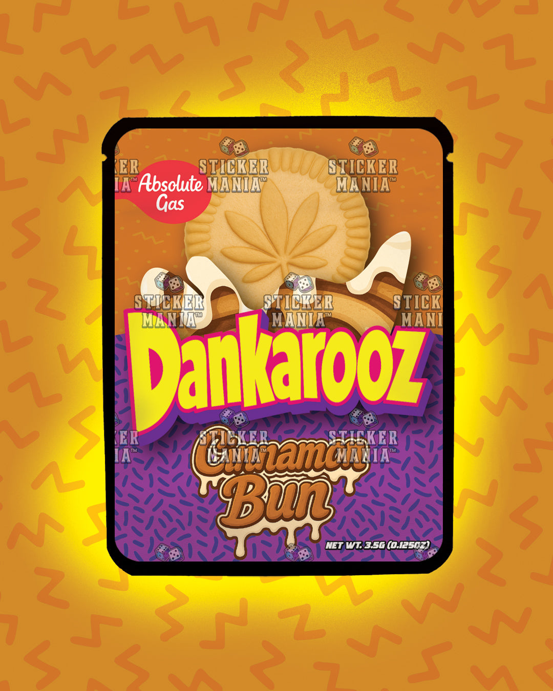Dankarooz Cinnamon Bun | Pre-Made Sticker Bag | 3.5g