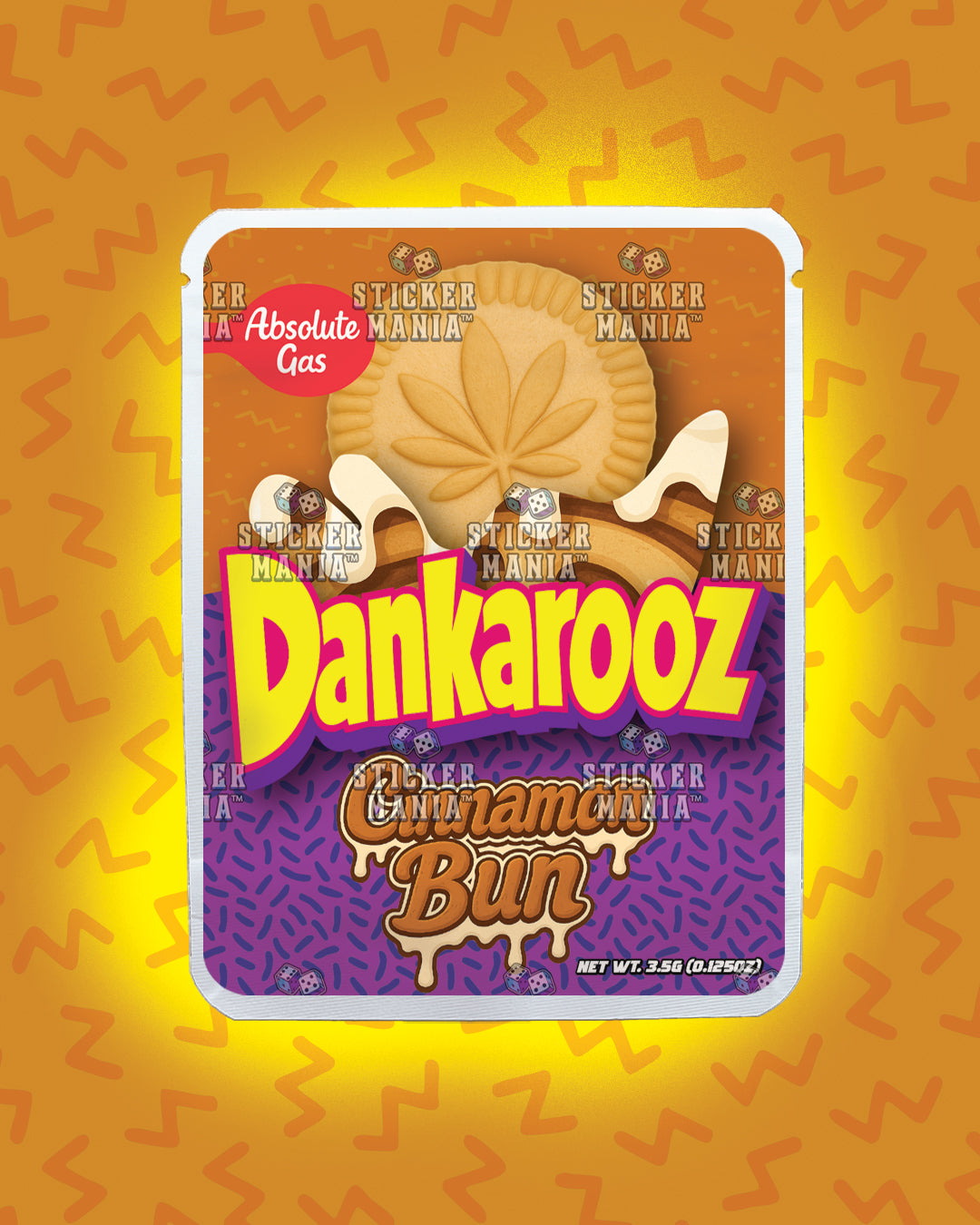 Dankarooz Cinnamon Bun | Pre-Made Sticker Bag | 3.5g