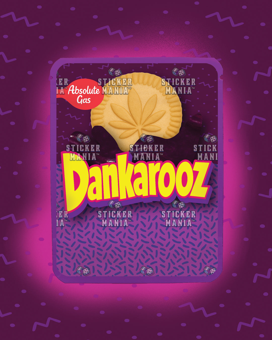 Dankarooz Grape Jam | Pre-Made Sticker Bag | 3.5g