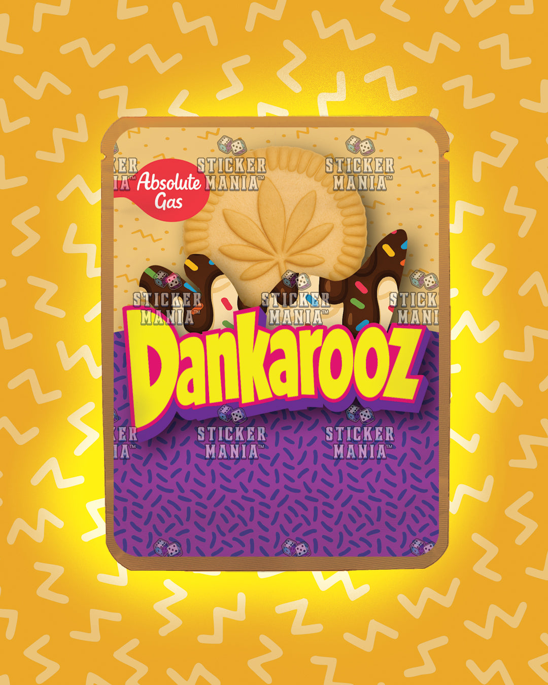 Dankarooz Ice Cream Sundae | Pre-Made Sticker Bag | 3.5g