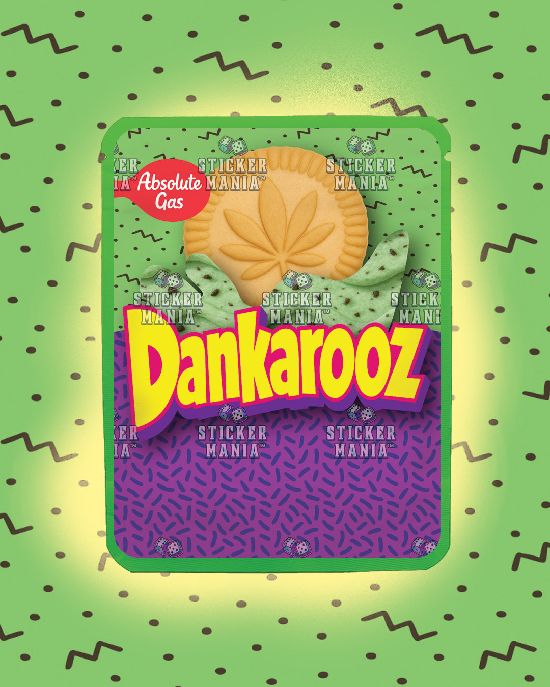 Dankarooz Mich Chip | Pre-Made Sticker Bag | 3.5g