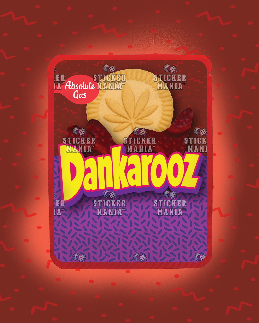 Dankarooz Raspberry Jam | Pre-Made Sticker Bag | 3.5g