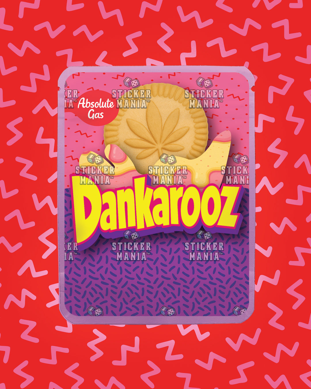 Dankarooz Strawnana Smoothie | Pre-Made Sticker Bag | 3.5g