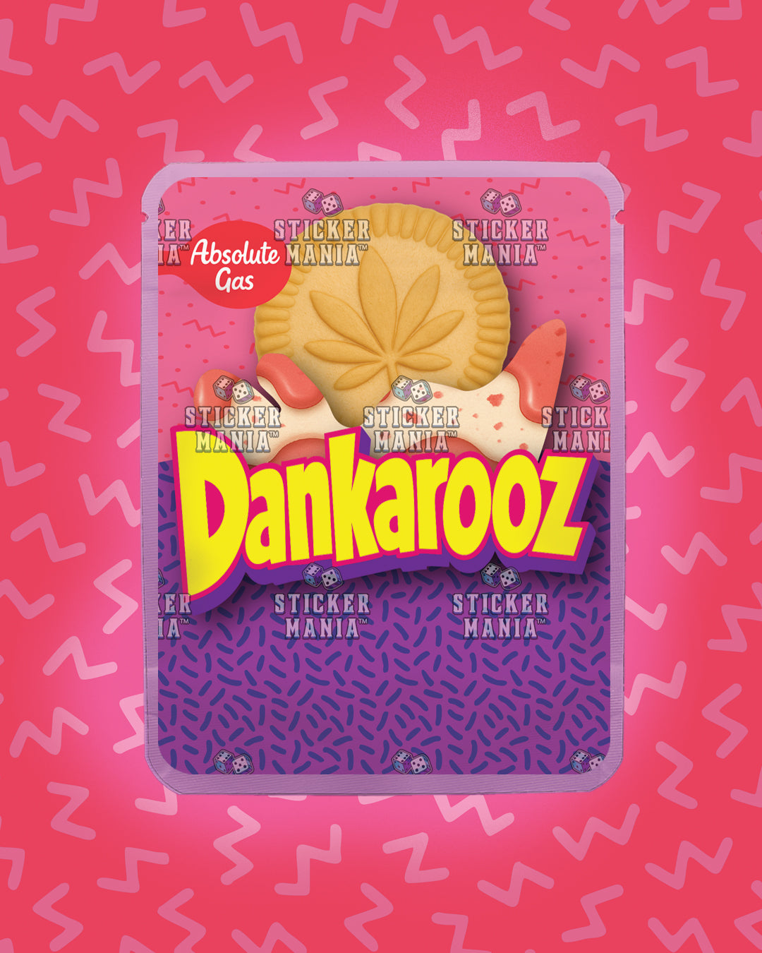 Dankarooz Strawberry Milk | Pre-Made Sticker Bag | 3.5g