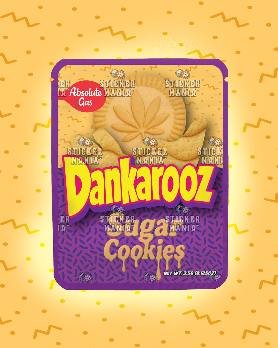 Dankarooz Sugar Cookies | Pre-Made Sticker Bag | 3.5g