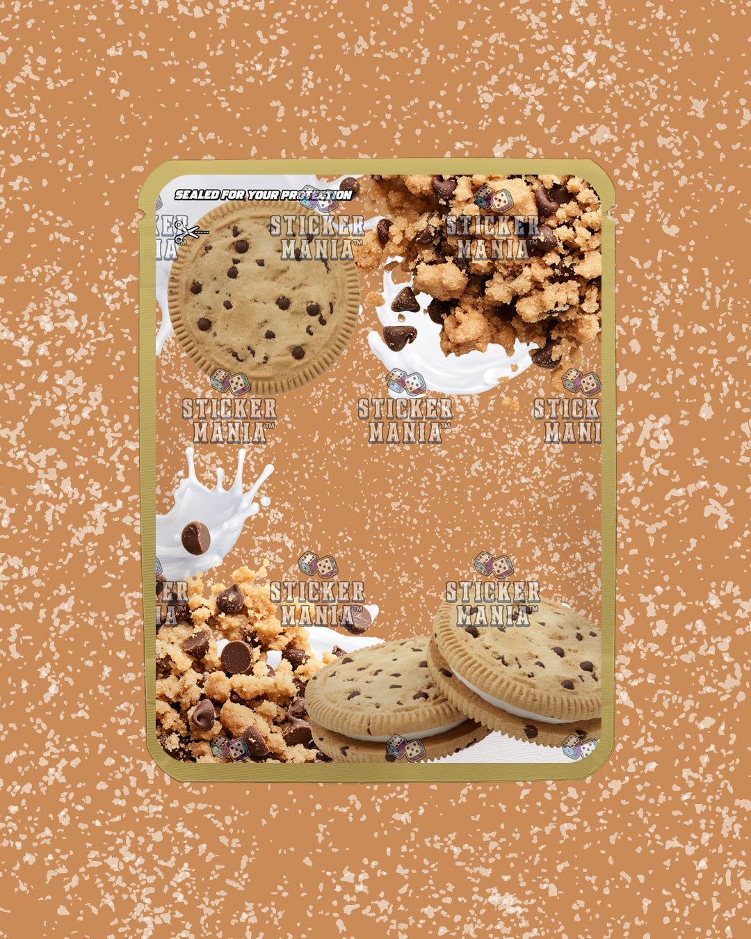 Dopeo Cookie Dough | Pre-Made Sticker Bag | 3.5g
