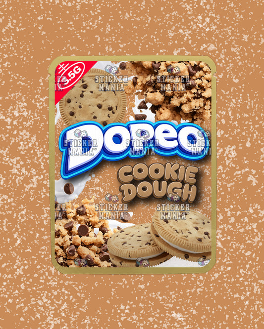 Dopeo Cookie Dough | Pre-Made Sticker Bag | 3.5g