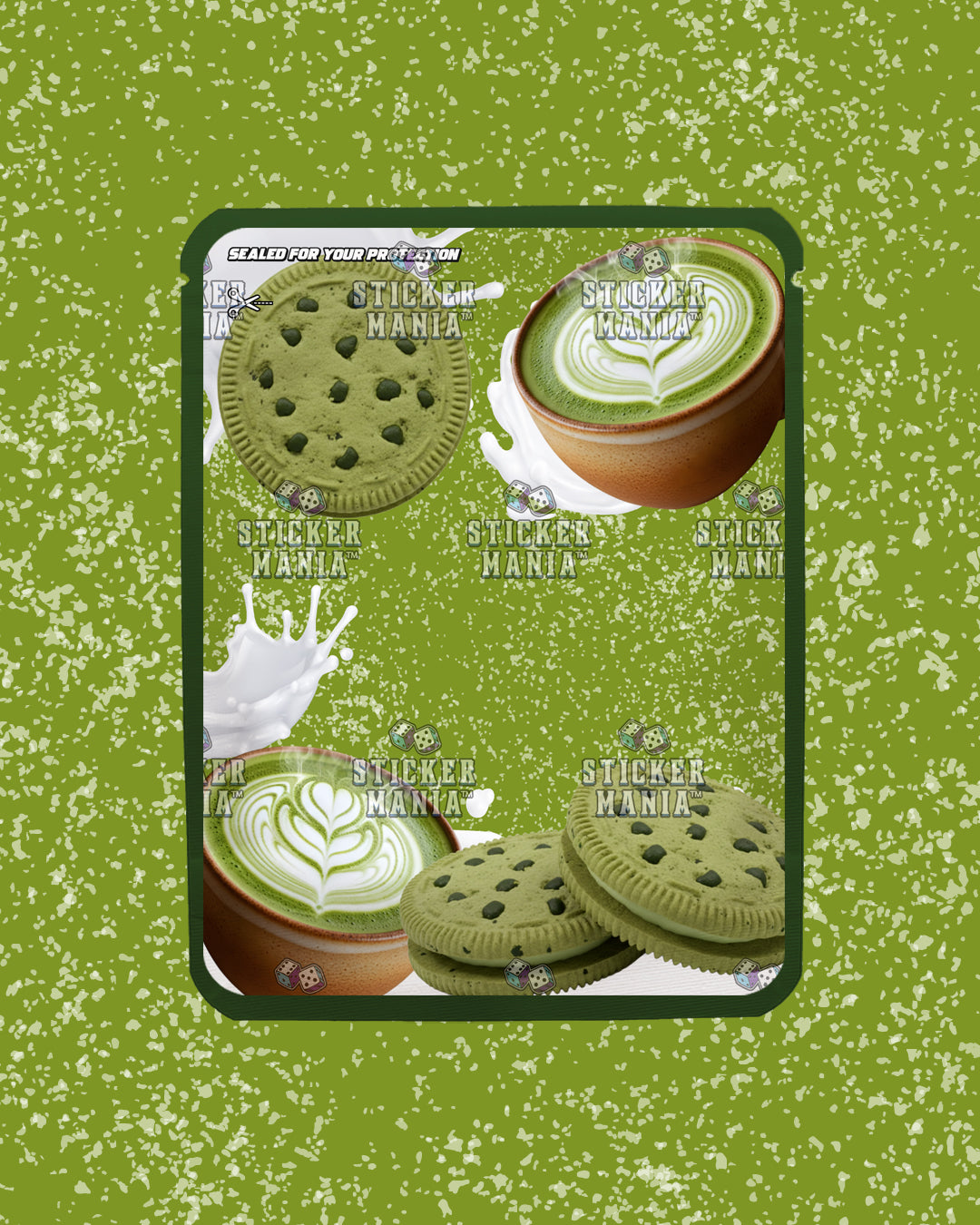 Dopeo Matcha Green Tea | Pre-Made Sticker Bag | 3.5g
