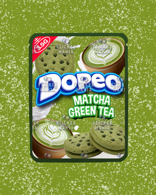 Dopeo Matcha Green Tea | Pre-Made Sticker Bag | 3.5g