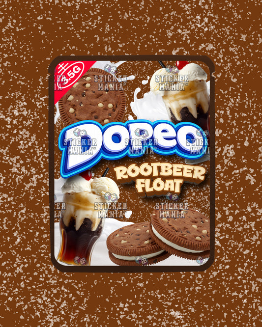 Dopeo Rootbeer Float | Pre-Made Sticker Bag | 3.5g