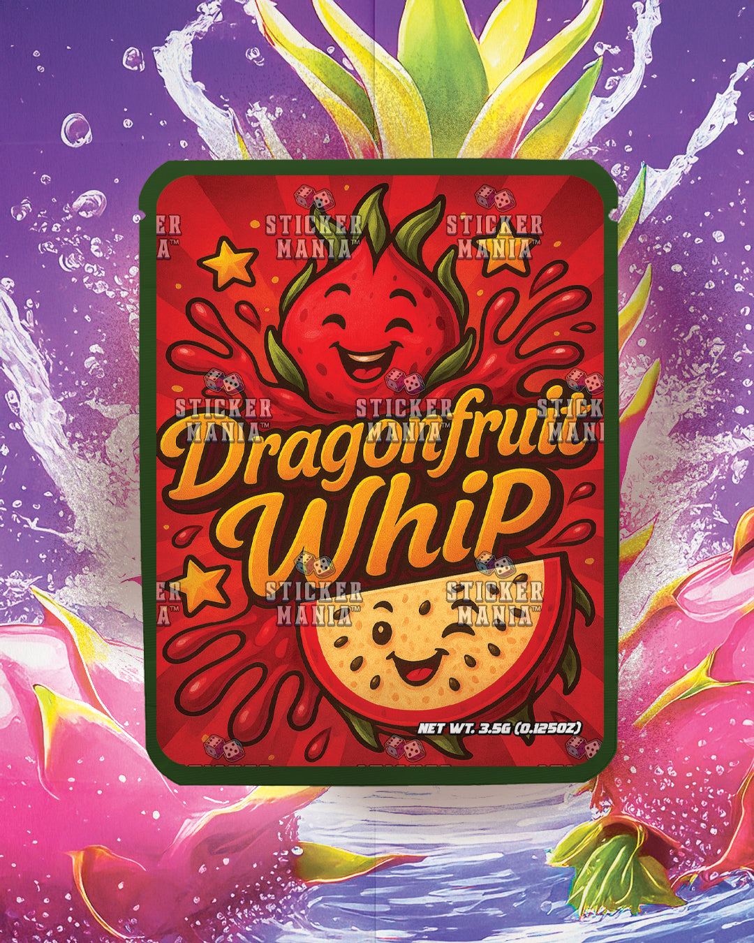 Dragonfruit Whip | Pre-Made Sticker Bag | 3.5g
