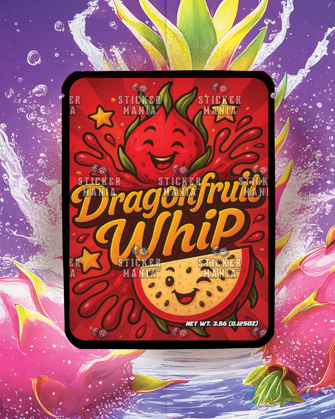 Dragonfruit Whip | Pre-Made Sticker Bag | 3.5g