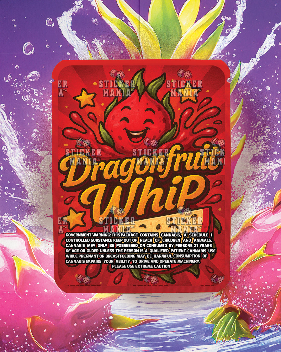Dragonfruit Whip | Pre-Made Sticker Bag | 3.5g