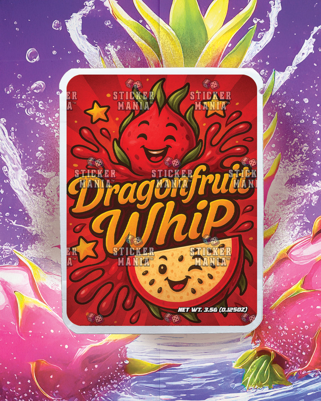 Dragonfruit Whip | Pre-Made Sticker Bag | 3.5g