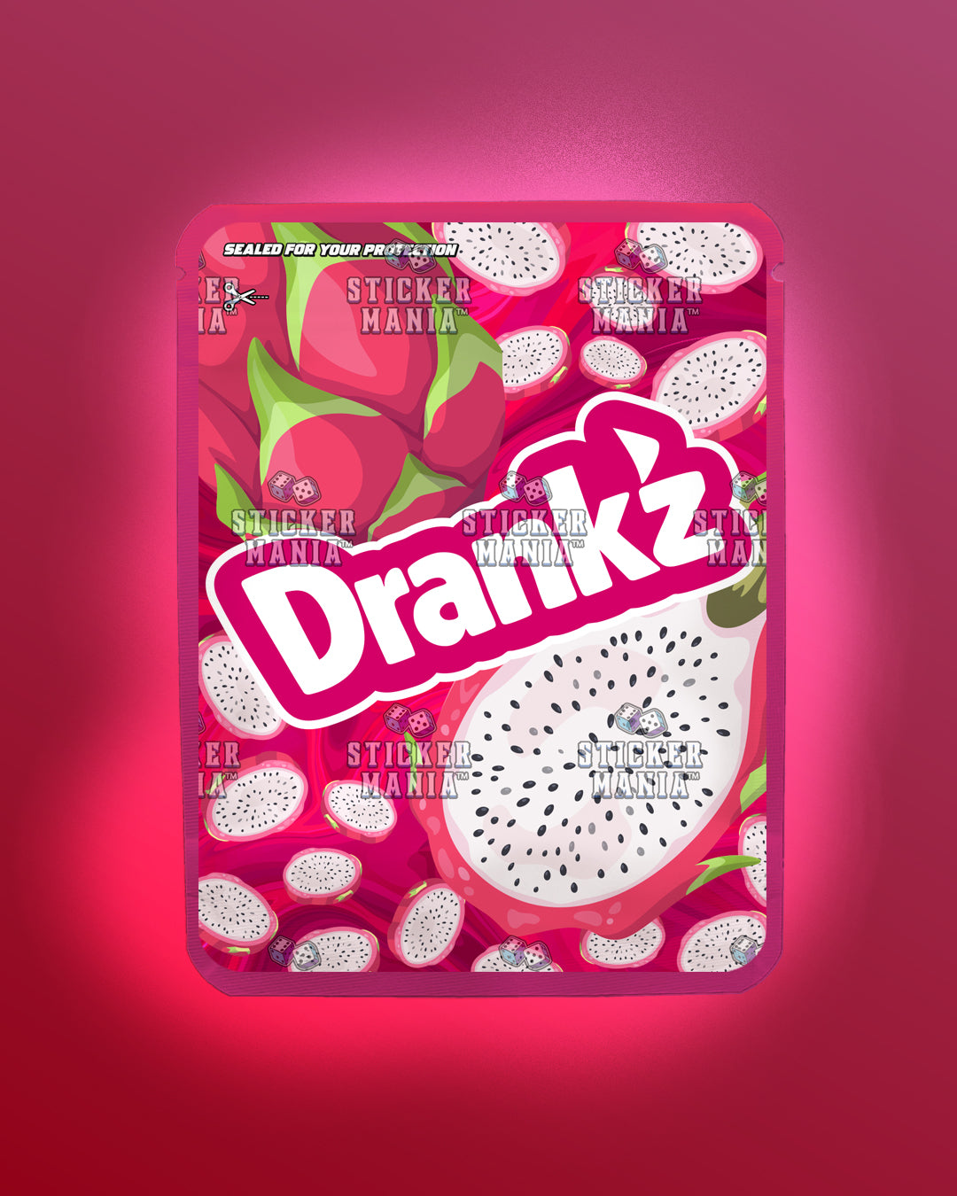 Drankz Dragonfruit Juice | Pre-Made Sticker Bag | 3.5g