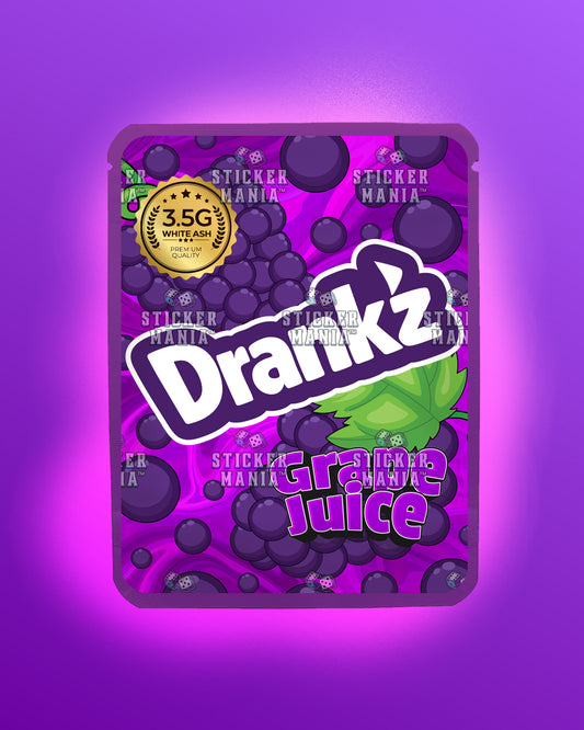 Drankz Grape Juice | Pre-Made Sticker Bag | 3.5g