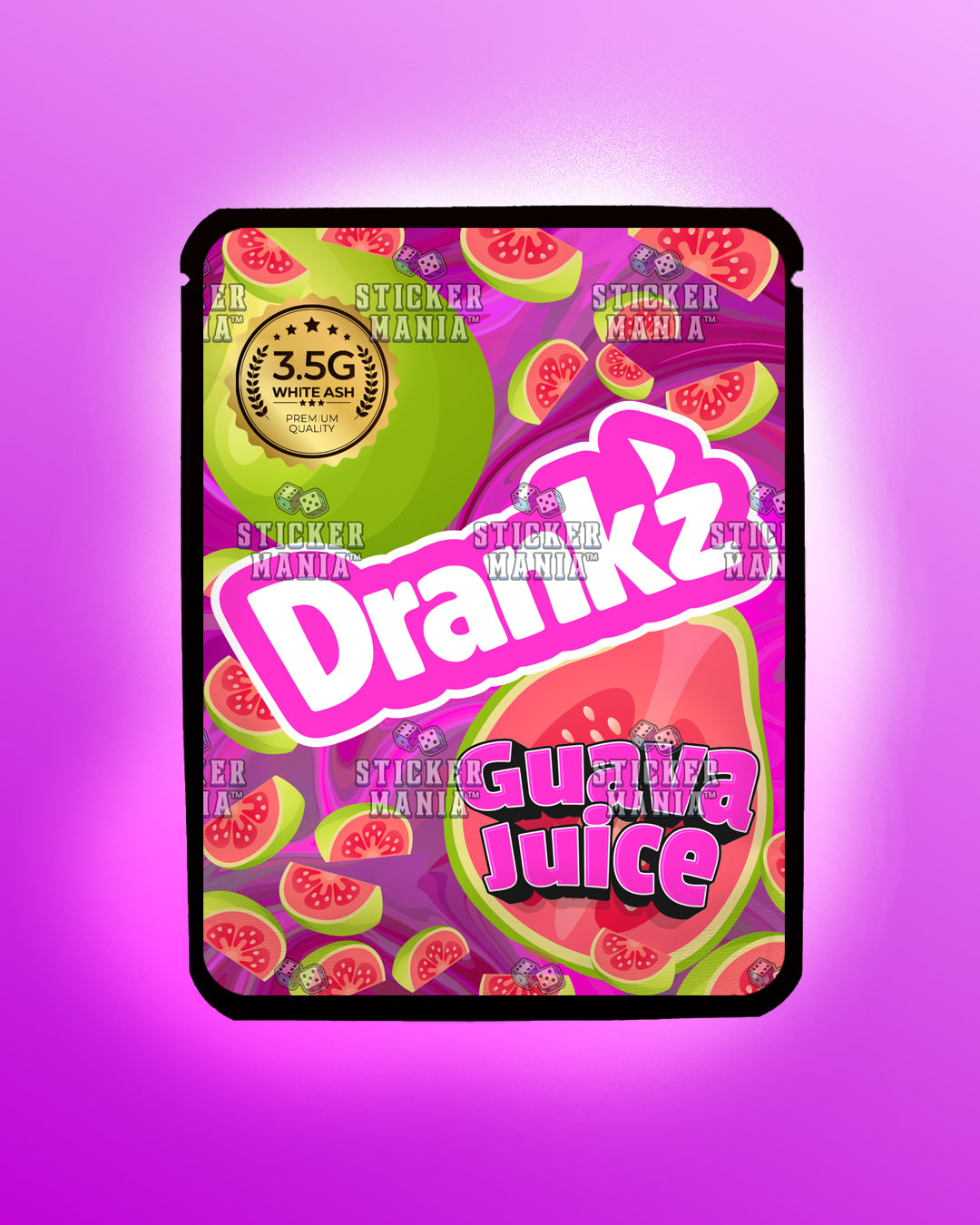 Drankz Guava Juice | Pre-Made Sticker Bag | 3.5g