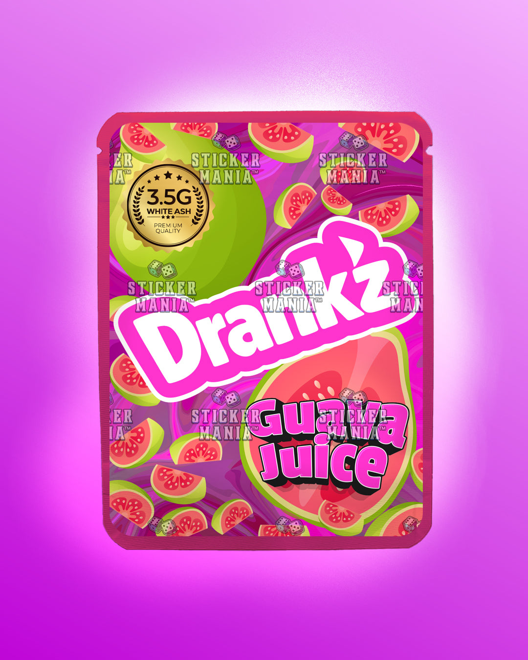 Drankz Guava Juice | Pre-Made Sticker Bag | 3.5g