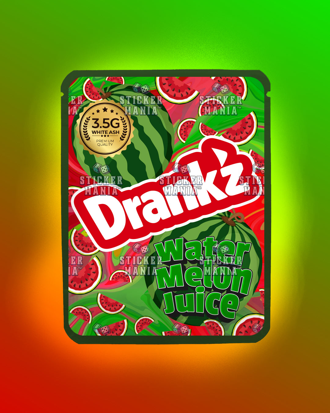 Drankz Watermelon Juice | Pre-Made Sticker Bag | 3.5g
