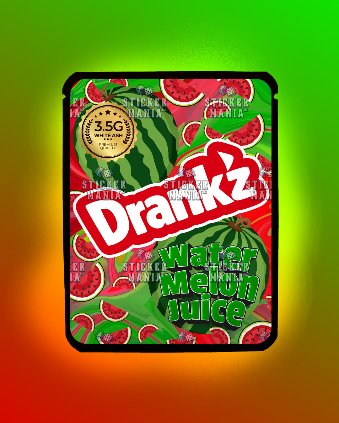 Drankz Watermelon Juice | Pre-Made Sticker Bag | 3.5g