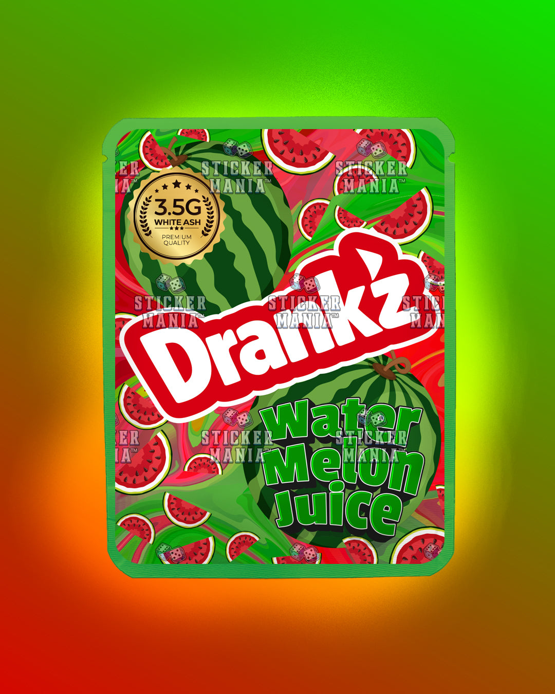 Drankz Watermelon Juice | Pre-Made Sticker Bag | 3.5g