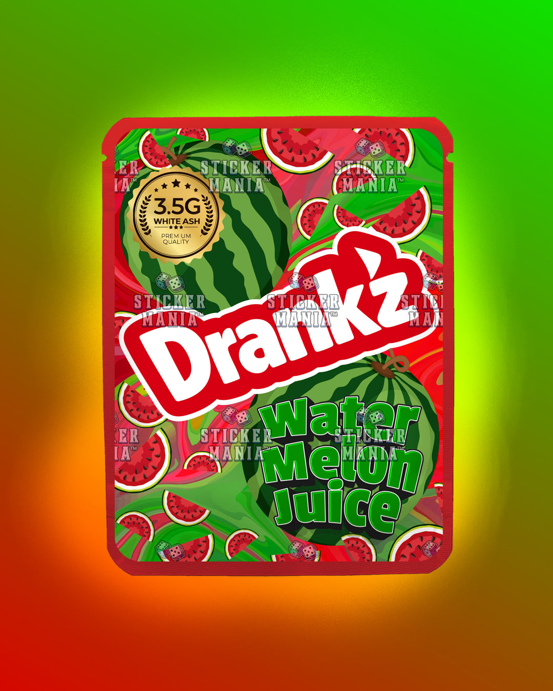 Drankz Watermelon Juice | Pre-Made Sticker Bag | 3.5g