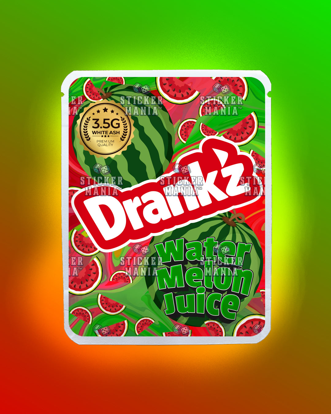 Drankz Watermelon Juice | Pre-Made Sticker Bag | 3.5g