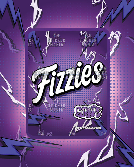 Fizzies Grape | Pre-Made Sticker Bag | 3.5g