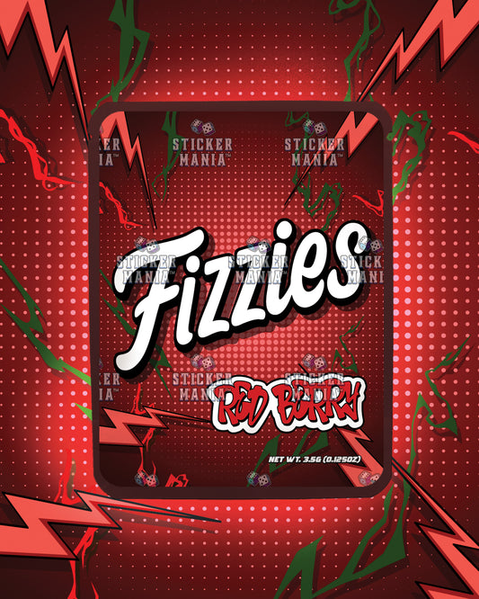 Fizzies Red Berry | Pre-Made Sticker Bag | 3.5g