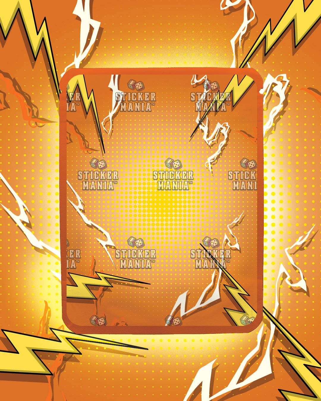 Fizzies Tangy Orange | Pre-Made Sticker Bag | 3.5g