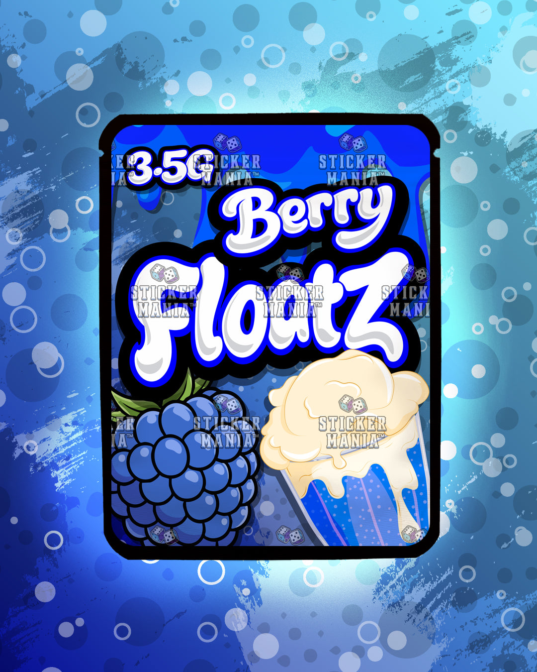 Floatz Berry | Pre-Made Sticker Bag | 3.5g