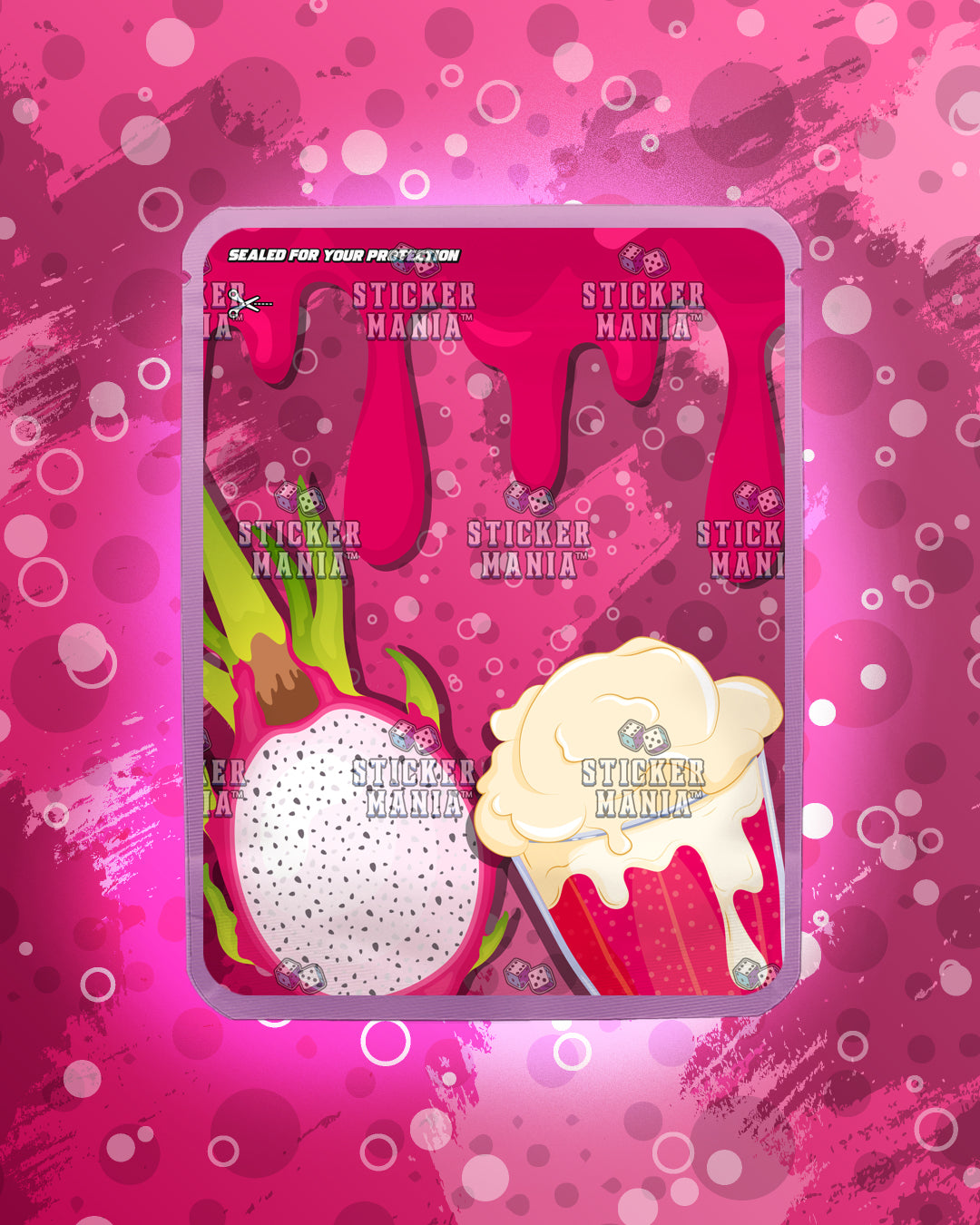 Floatz Dragon | Pre-Made Sticker Bag | 3.5g