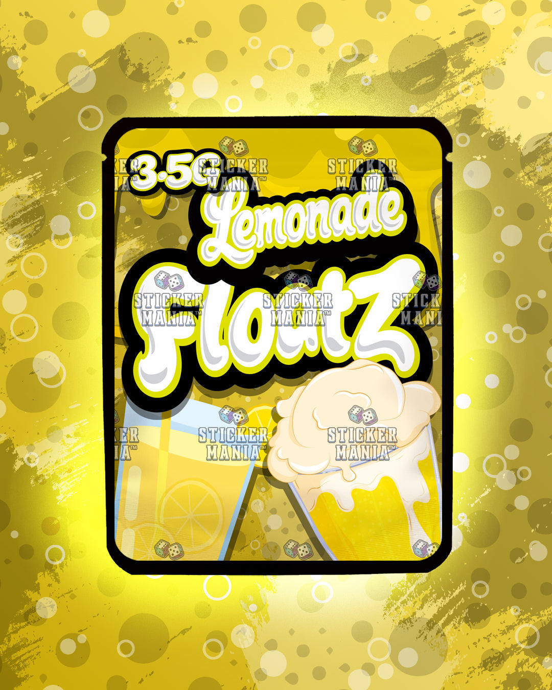 Floatz Lemonade | Pre-Made Sticker Bag | 3.5g