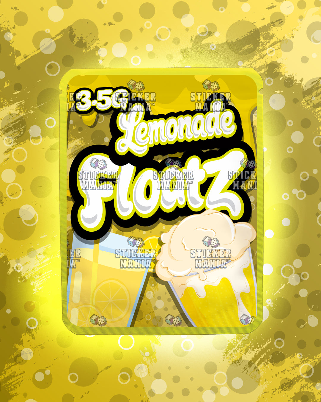 Floatz Lemonade | Pre-Made Sticker Bag | 3.5g
