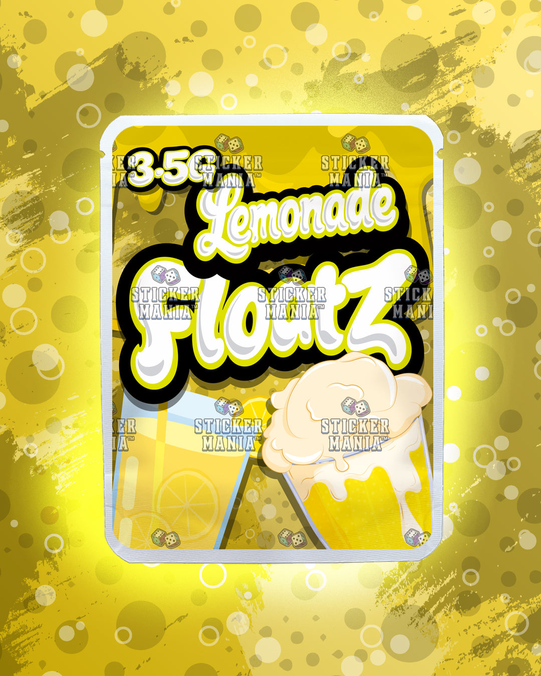 Floatz Lemonade | Pre-Made Sticker Bag | 3.5g