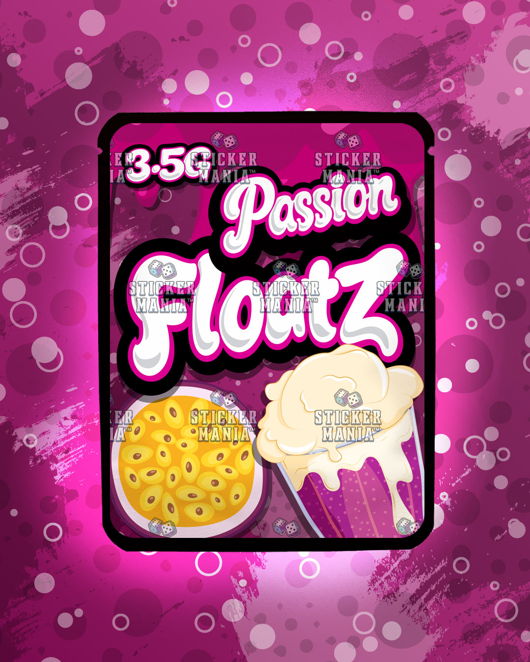Floatz Passion | Pre-Made Sticker Bag | 3.5g