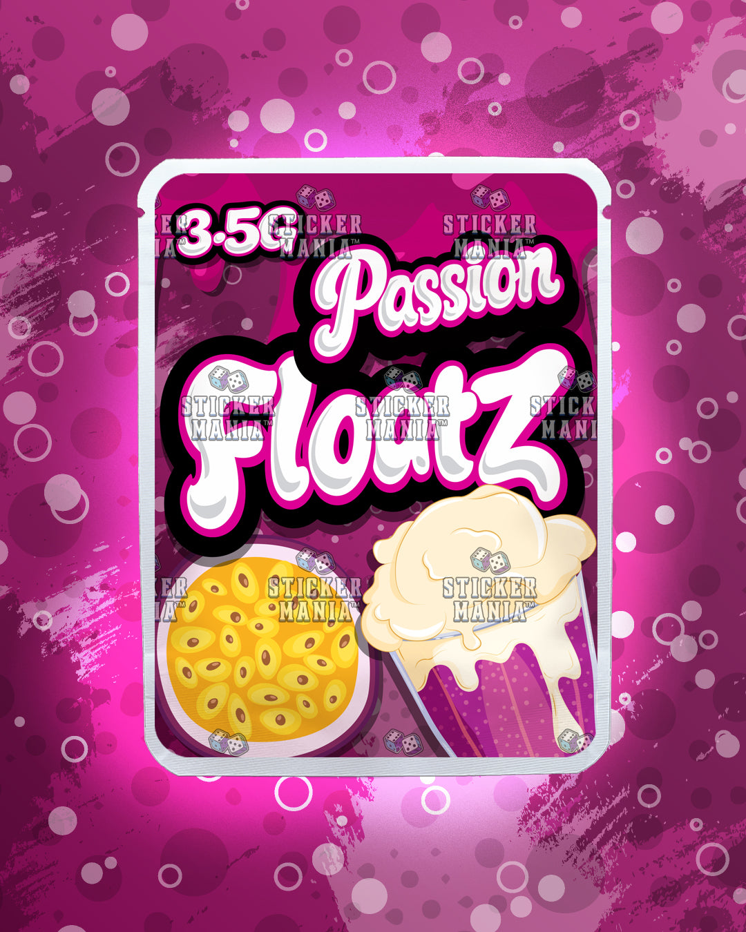 Floatz Passion | Pre-Made Sticker Bag | 3.5g
