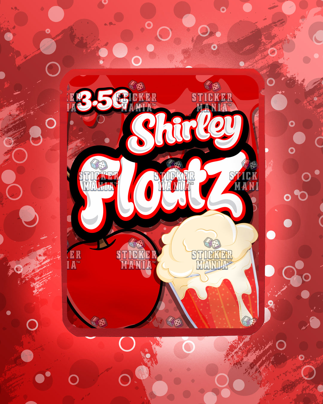 Floatz Shirley | Pre-Made Sticker Bag | 3.5g